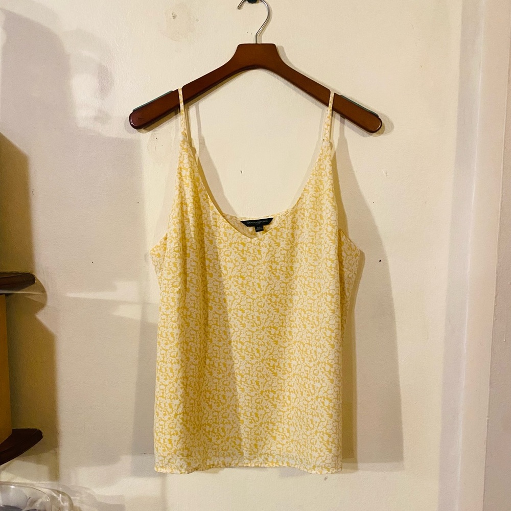 Banana Republic Classic Camisole - XL yellow floral